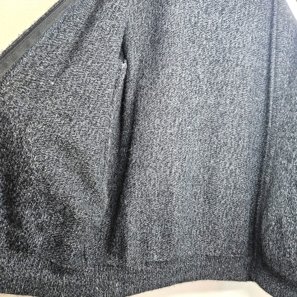 ALPACA FINA Grey Knit Cardigan Jacket - Picture 5 of 7